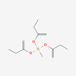 molecular formula C13H24O3Si B14345642 Tris[(but-1-en-2-yl)oxy](methyl)silane CAS No. 91454-91-0