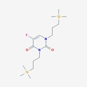 2,4(1H,3H)-Pyrimidinedione, 5-fluoro-1,3-bis[3-(trimethylsilyl)propyl]-