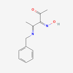 (3Z)-4-benzylimino-3-hydroxyiminopentan-2-one