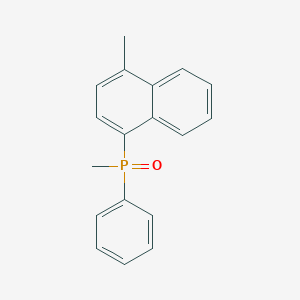 Methyl(4-methylnaphthalen-1-yl)oxo(phenyl)-lambda~5~-phosphane