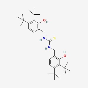 N,N'-Bis[(3,4-di-tert-butyl-2-hydroxyphenyl)methyl]thiourea