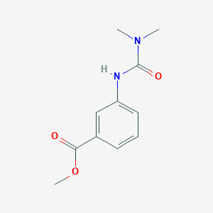 molecular formula C11H14N2O3 B14345801 Methyl 3-[(dimethylcarbamoyl)amino]benzoate CAS No. 104800-28-4