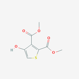 molecular formula C8H8O5S B14345804 Dimethyl 4-hydroxythiophene-2,3-dicarboxylate CAS No. 91476-76-5