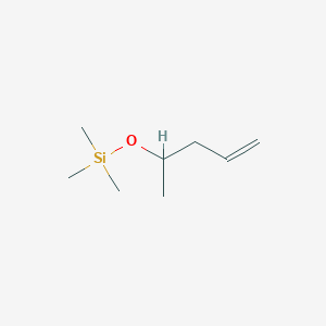 Trimethyl[(pent-4-en-2-yl)oxy]silane