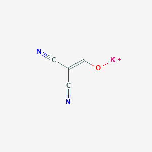 molecular formula C4HKN2O B1434583 Potassium 2,2-dicyanoethen-1-olate CAS No. 210360-47-7