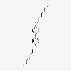 molecular formula C24H34O4 B14345845 4,4'-Bis(6-hydroxyhexyloxy)biphenyl CAS No. 97087-90-6