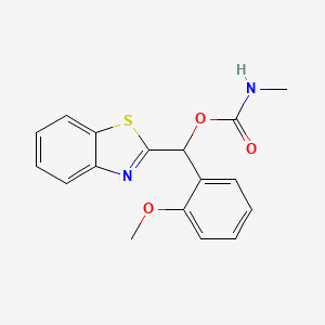 (1,3-benzothiazol-2-yl-(2-methoxyphenyl)methyl) N-methylcarbamate