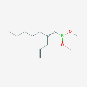 Dimethyl [2-(prop-2-en-1-yl)hept-1-en-1-yl]boronate