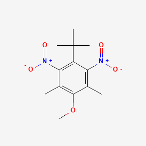 1-tert-Butyl-4-methoxy-3,5-dimethyl-2,6-dinitrobenzene