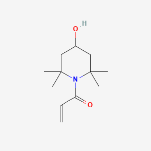 molecular formula C12H21NO2 B14345913 1-(4-Hydroxy-2,2,6,6-tetramethylpiperidin-1-yl)prop-2-en-1-one CAS No. 94010-07-8