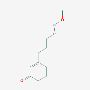 3-(5-Methoxypent-4-EN-1-YL)cyclohex-2-EN-1-one