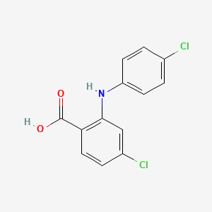 4-Chloro-2-[(4-chlorophenyl)amino]benzoic acid