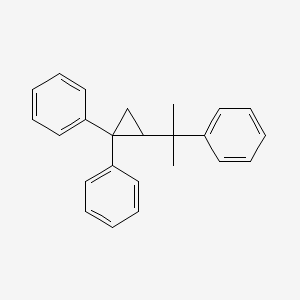 1,1'-[2-(2-Phenylpropan-2-yl)cyclopropane-1,1-diyl]dibenzene