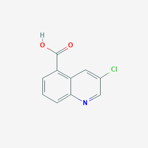 molecular formula C10H6ClNO2 B1434599 3-氯喹啉-5-羧酸 CAS No. 1823254-06-3