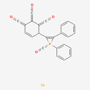 molecular formula C24H13FeO4P B14346040 CID 71327522 CAS No. 90635-58-8