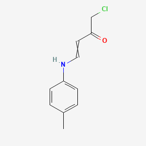 1-Chloro-4-(4-methylanilino)but-3-en-2-one