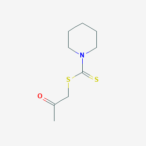 molecular formula C9H15NOS2 B14346096 2-Oxopropyl piperidine-1-carbodithioate CAS No. 99062-74-5