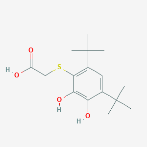 Acetic acid, [[4,6-bis(1,1-dimethylethyl)-2,3-dihydroxyphenyl]thio]-