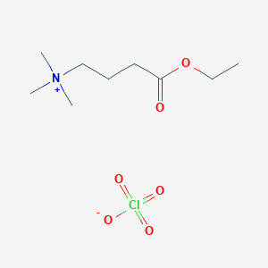 4-Ethoxy-N,N,N-trimethyl-4-oxobutan-1-aminium perchlorate