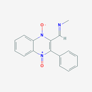 3-[(E)-(Methylimino)methyl]-1-oxo-2-phenylquinoxalin-1-ium-4(1H)-olate