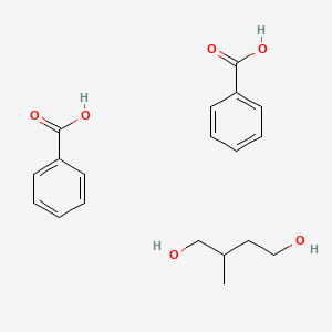 molecular formula C19H24O6 B14346135 Benzoic acid;2-methylbutane-1,4-diol CAS No. 95753-86-9