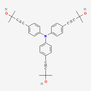 4,4',4''-[Nitrilotri(4,1-phenylene)]tris(2-methylbut-3-yn-2-ol)