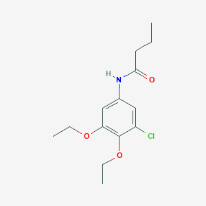 N-(3-Chloro-4,5-diethoxyphenyl)butanamide