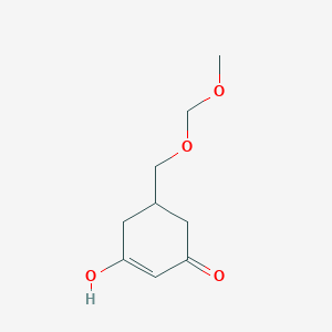 3-Hydroxy-5-[(methoxymethoxy)methyl]cyclohex-2-EN-1-one