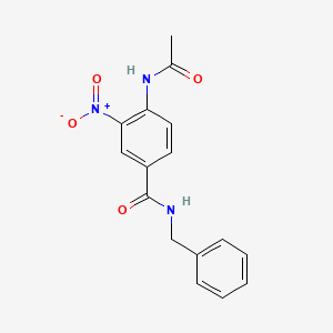 4-Acetamido-N-benzyl-3-nitrobenzamide