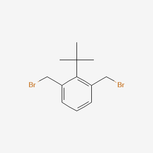 molecular formula C12H16Br2 B14346277 1,3-Bis(bromomethyl)-2-tert-butylbenzene CAS No. 90625-77-7