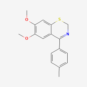 6,7-Dimethoxy-4-(4-methylphenyl)-2H-1,3-benzothiazine