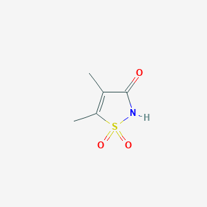 4,5-Dimethyl-1H-1lambda~6~,2-thiazole-1,1,3(2H)-trione