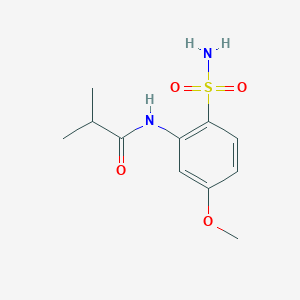 N-(5-Methoxy-2-sulfamoylphenyl)-2-methylpropanamide