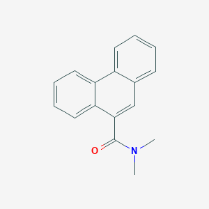 molecular formula C17H15NO B14346330 N,N-Dimethylphenanthrene-9-carboxamide CAS No. 93315-43-6