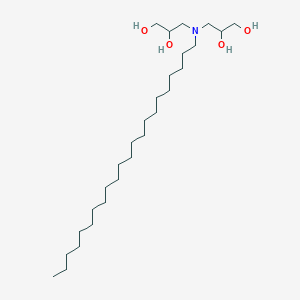 molecular formula C28H59NO4 B14346332 3,3'-(Docosylazanediyl)di(propane-1,2-diol) CAS No. 93753-91-4