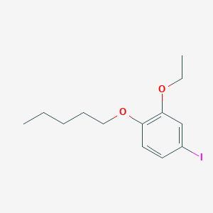 2-Ethoxy-4-iodo-1-(pentyloxy)benzene