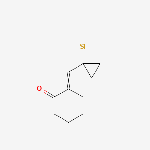 2-{[1-(Trimethylsilyl)cyclopropyl]methylidene}cyclohexan-1-one