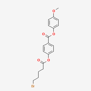 4-Methoxyphenyl 4-[(5-bromopentanoyl)oxy]benzoate