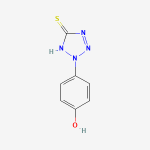 2-(4-Hydroxyphenyl)-1,2-dihydro-5H-tetrazole-5-thione