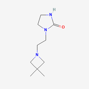 1-[2-(3,3-Dimethylazetidin-1-yl)ethyl]imidazolidin-2-one