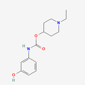 1-Ethylpiperidin-4-yl (3-hydroxyphenyl)carbamate