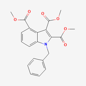 Trimethyl 1-benzyl-1H-indole-2,3,4-tricarboxylate