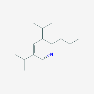 molecular formula C15H27N B14346528 2-(2-Methylpropyl)-3,5-di(propan-2-yl)-2,3-dihydropyridine CAS No. 92900-69-1