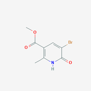 molecular formula C8H8BrNO3 B1434653 Methyl 5-bromo-6-hydroxy-2-methylpyridine-3-carboxylate CAS No. 1334499-25-0