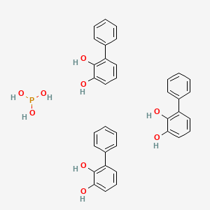 3-Phenylbenzene-1,2-diol;phosphorous acid