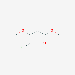 molecular formula C6H11ClO3 B14346574 Methyl 4-chloro-3-methoxybutanoate CAS No. 98486-31-8