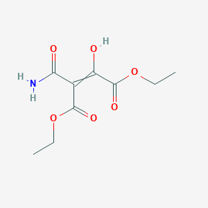 Diethyl 2-carbamoyl-3-hydroxybut-2-enedioate