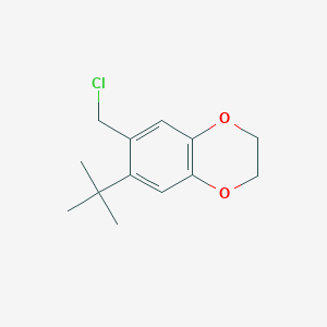 6-tert-Butyl-7-(chloromethyl)-2,3-dihydro-1,4-benzodioxine