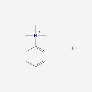 molecular formula C9H14FN B14346602 N,N,N-Trimethylanilinium fluoride CAS No. 92477-88-8