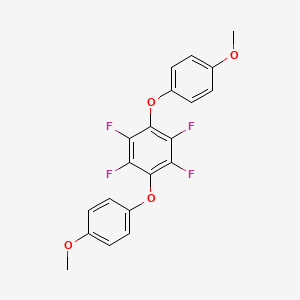 Benzene, 1,2,4,5-tetrafluoro-3,6-bis(4-methoxyphenoxy)-